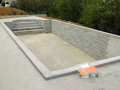 Création piscine béton à Chaumont
